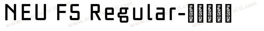 NEU F5 Regular字体转换